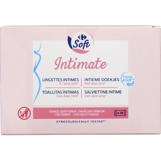 Lingettes intimes individuelles