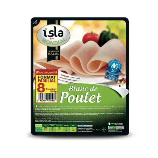 Blanc de poulet halal