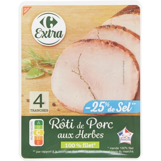 Rôti de porc aux herbes