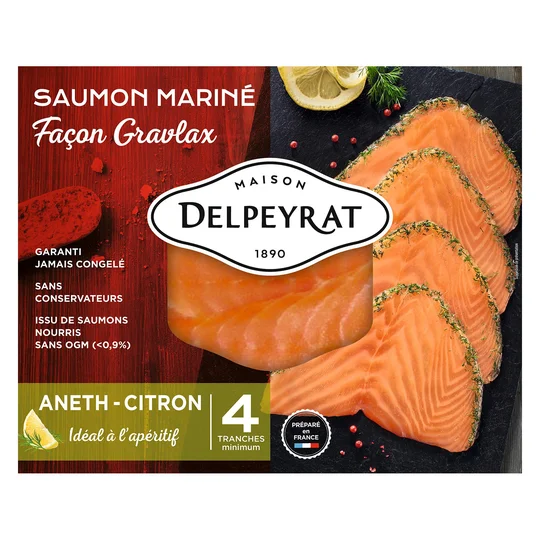 Saumon mariné - Façon gravlax