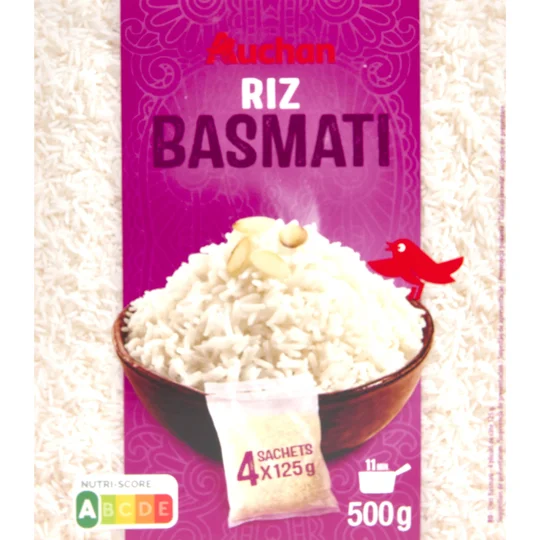 Riz basmati sachets cuisson prêt en 11 min