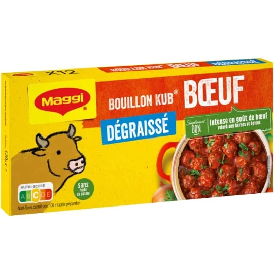 Bouillon boeuf dégraissé
