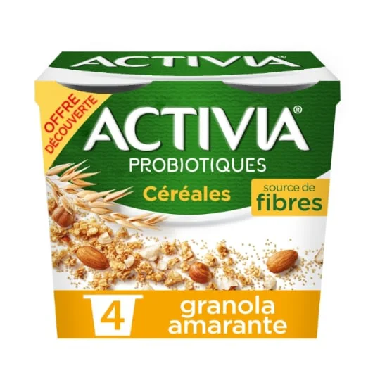 Yaourt céréales granola amarante