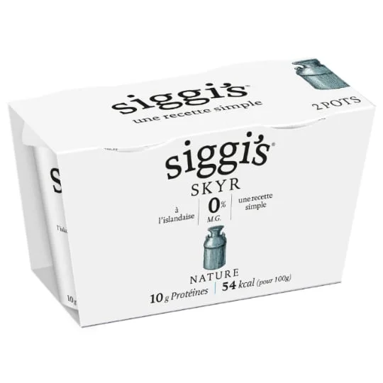 Yaourt nature Skyr 0% MG