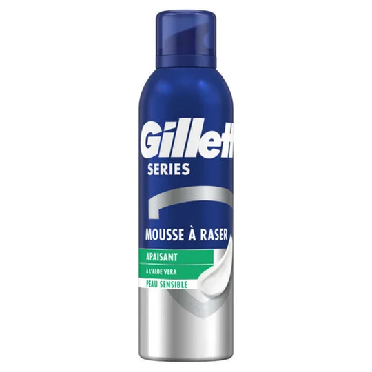Series mousse à raser peaux sensibles