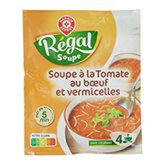 Soupe Boeuf tomates Vermicelles