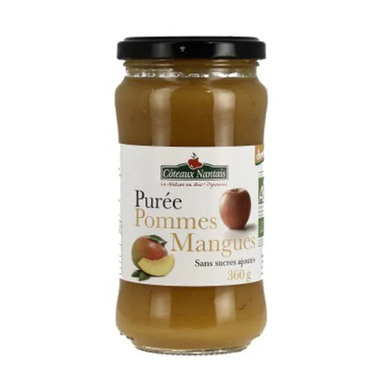 Purée Pomme Mangue Demeter Sans Sucres Ajoutés Bio