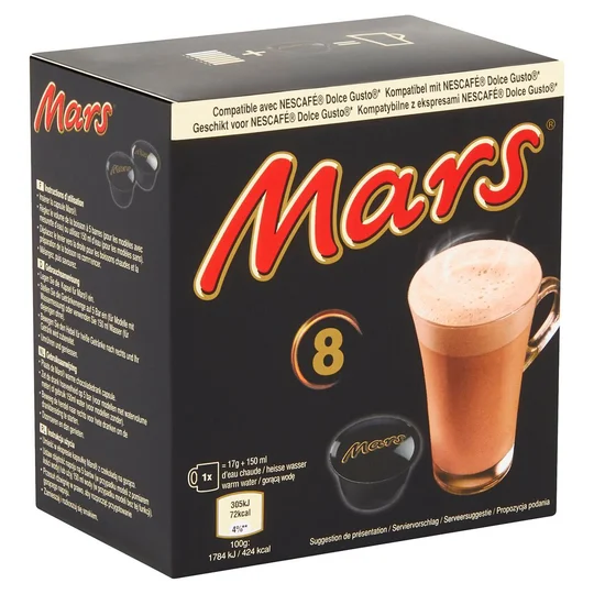 Capsule gourmande chocolat caramel Dolce Gusto