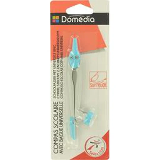 Compas scolaire avec bague universelle pour crayons