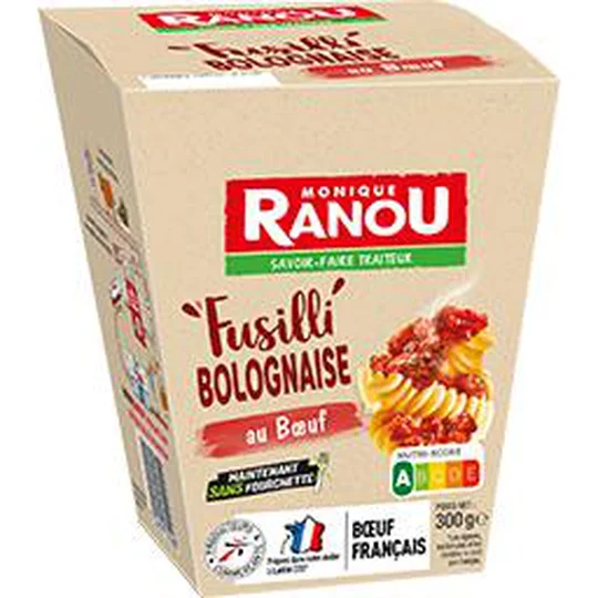 Fusilli bolognaise au boeuf