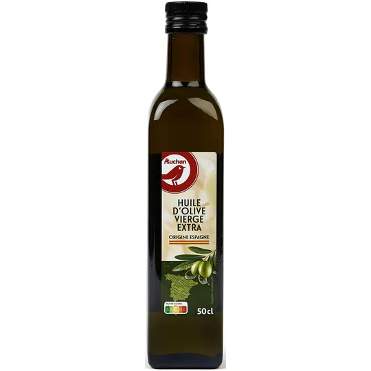Huile d'olive vierge extra puissante origine Espagne