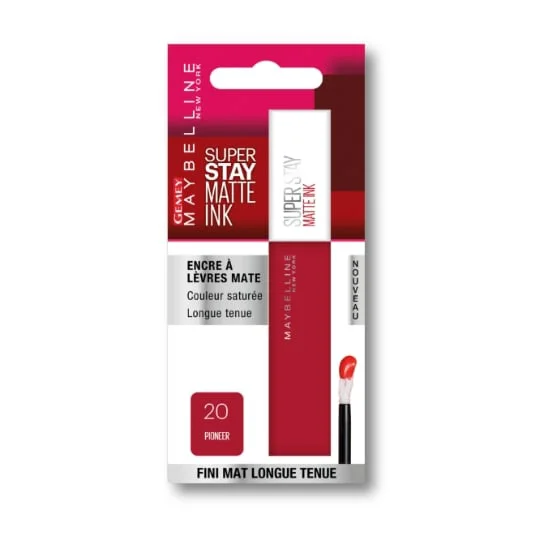 Rouge à Lèvres Liquide Superstay Matte Ink Waterproof 20 Pioneer Maybelline