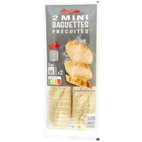 Mini baguettes précuites