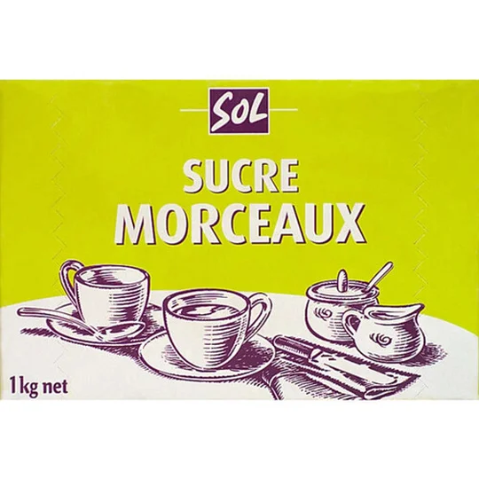 Sucre en morceaux