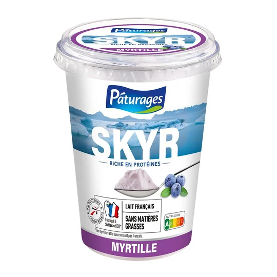 Spécialité laitière Skyr myrtille