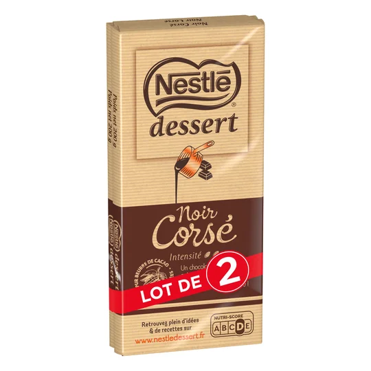 Chocolat noir corsé