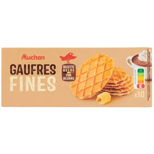 Gaufrettes pur beurre fines et croquantes
