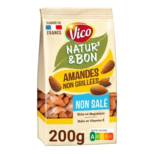 Amandes naturelles non salées