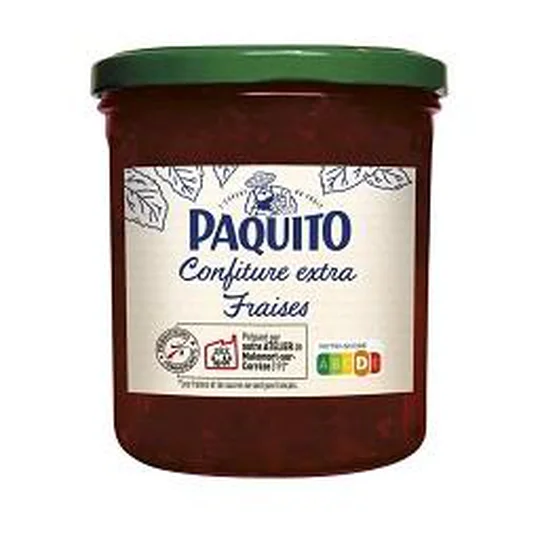 Confiture extra de fraises