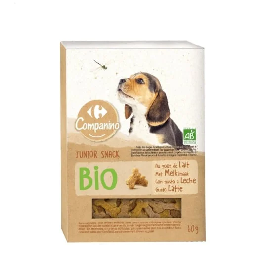 Récompense pour chien junior bio lait fromage
