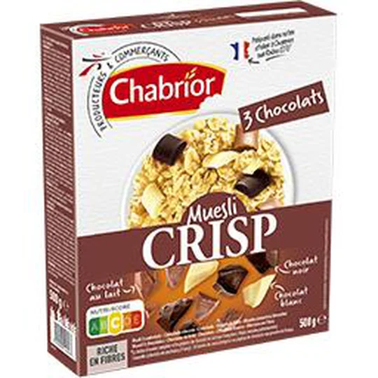 Muesli Crisp 3 chocolats