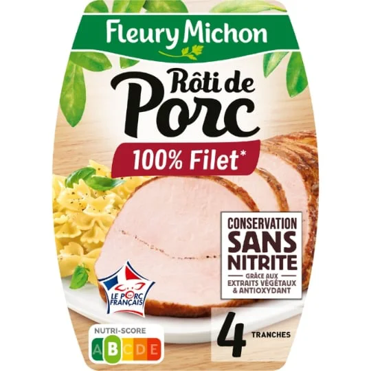 Rôti de porc cuit conservation sans nitrite