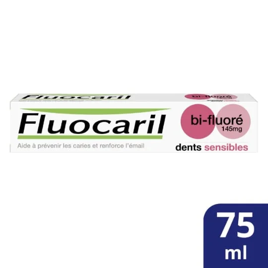 Dentifrice dents sensibles bi-fluoré