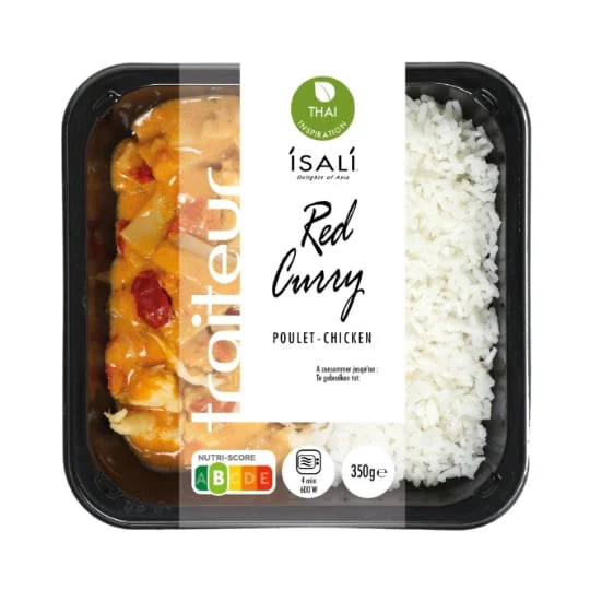Plat cuisiné Poulet Curry Rouge