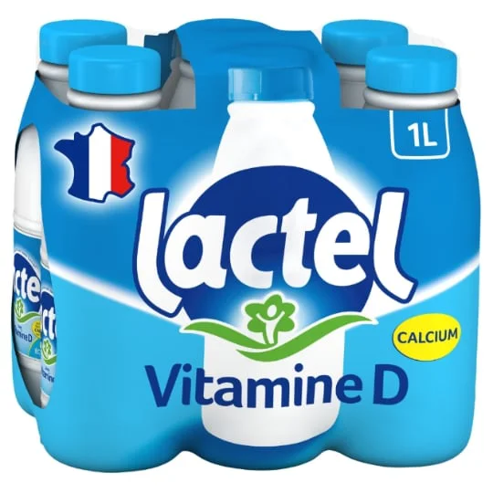 Lait Demi-Ecrémé UHT Vitamine D