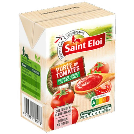 Purée de tomates saveur herbes de Provence