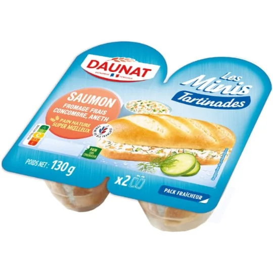 Sandwich saumon fromage frais