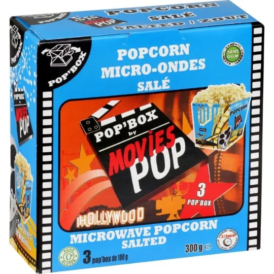 Popcorn salé micro-ondes