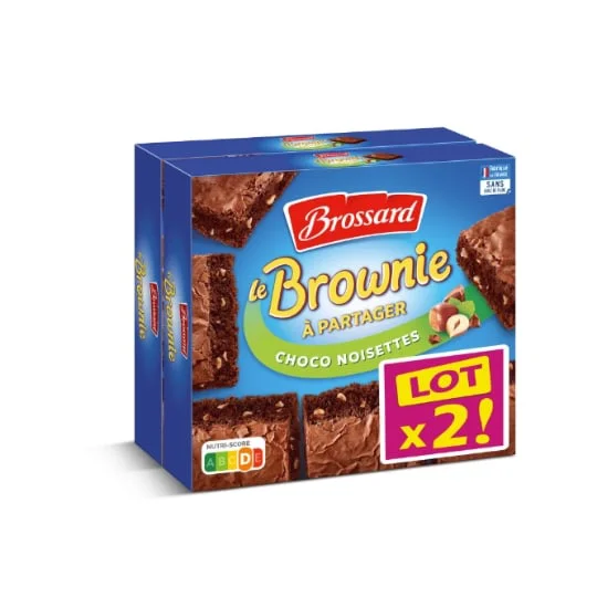 Gâteaux brownie chocolat noisettes