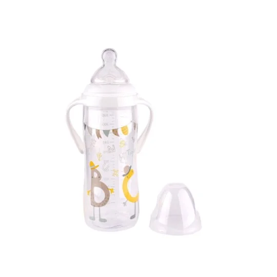 Biberon col large 360ml à poignées dès 6 mois