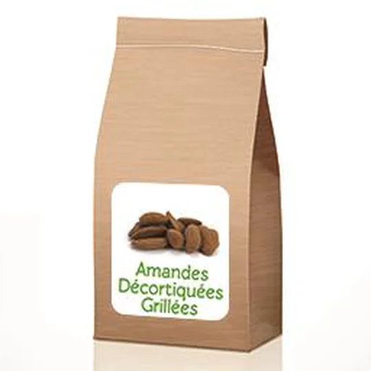 Amandes décortiquées grillées BIO en vrac
