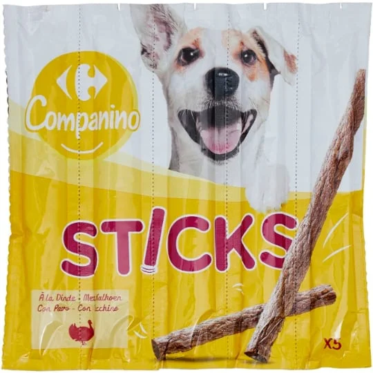 Récompense pour chien Sticks à la dinde