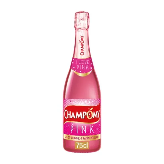 Jus de pomme pétillant Pink Pomme Raisin