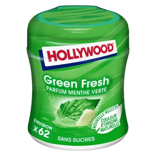 Chewing-gum à la menthe verte sans sucres Green Fresh - x60