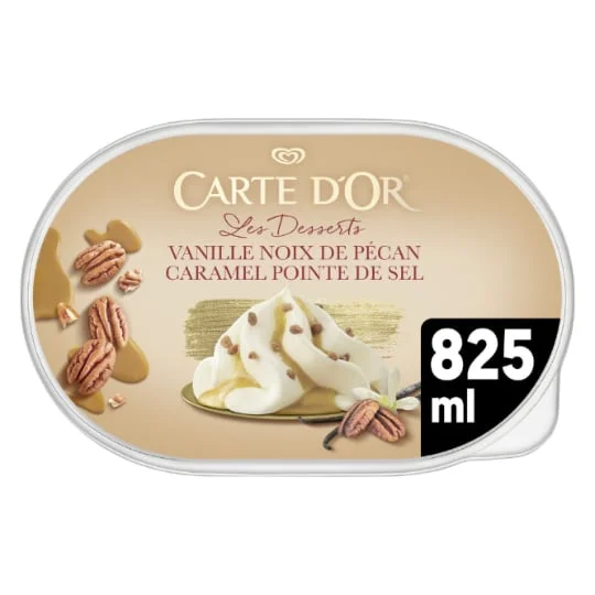 Les desserts - Crème glacée - Vanille - Noix de p...