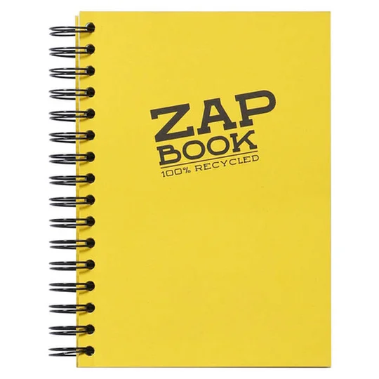Zap Book Carnet Spiralé A5, 160 Feuilles, 80Gr/M²