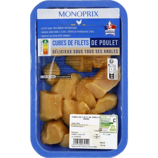 Cubes de Filets de Poulet