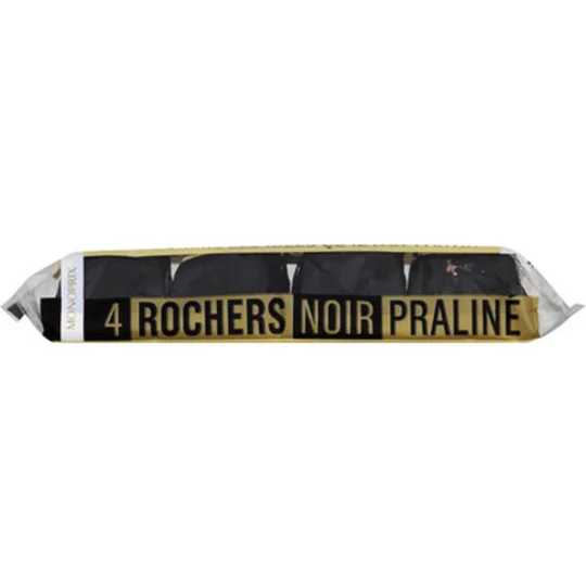 Rochers noir praliné