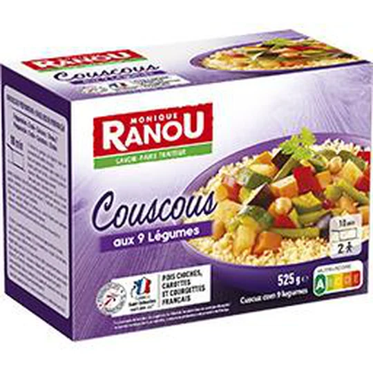Couscous aux 9 légumes