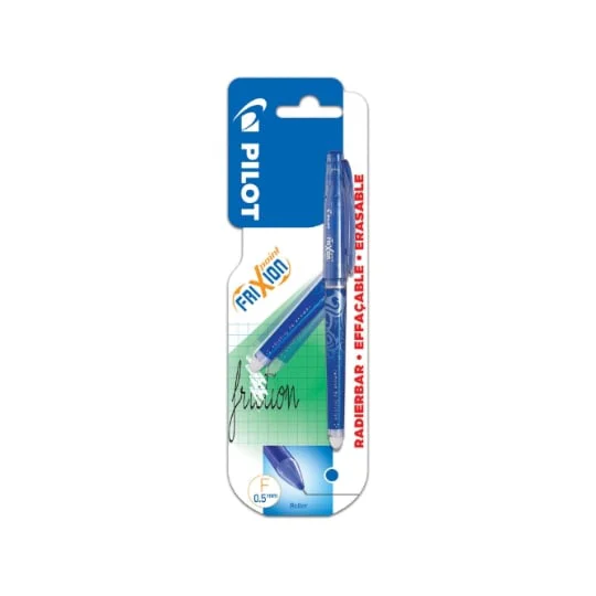 Stylo rollerball 05 mm Frixion Ball bleu