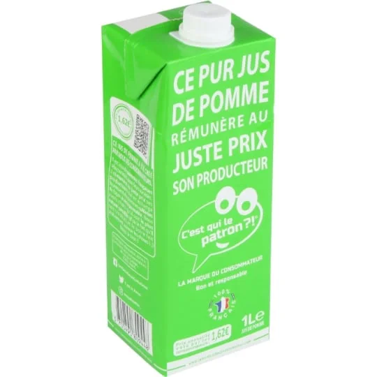 Jus de pomme pur jus