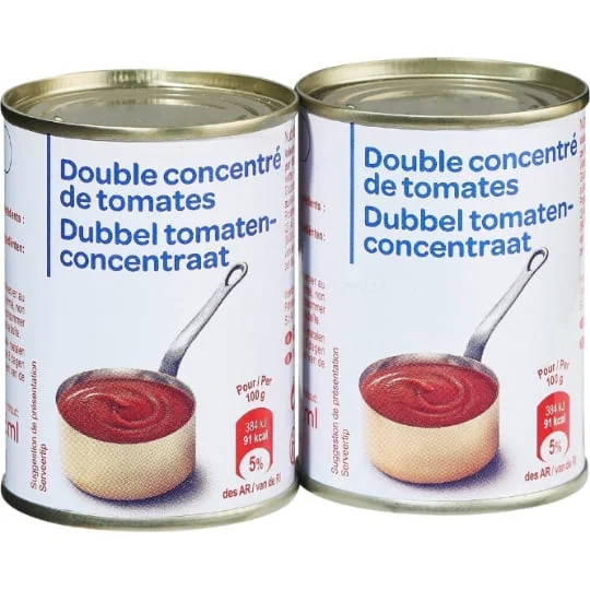 Double concentré de tomates