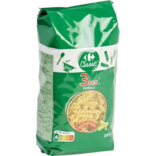 Pâtes Fusilli 3 min