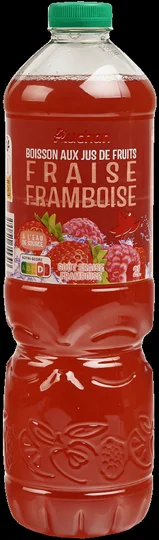 Boisson aux fruits à base de concentrés fraise framboise