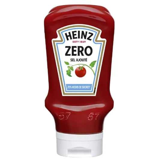 Ketchup zéro sel ajouté