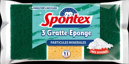 Gratte-éponge, super efficace, végétales